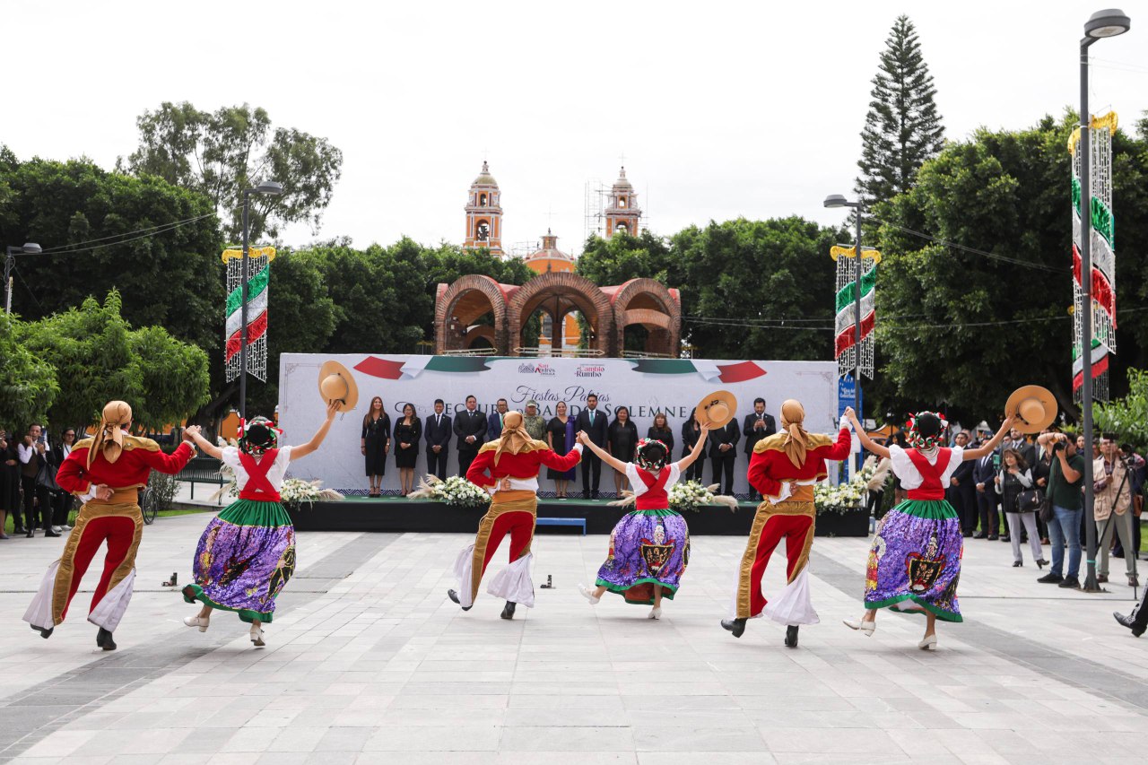 San Andrés Cholula inicia conmemoraciones patrias