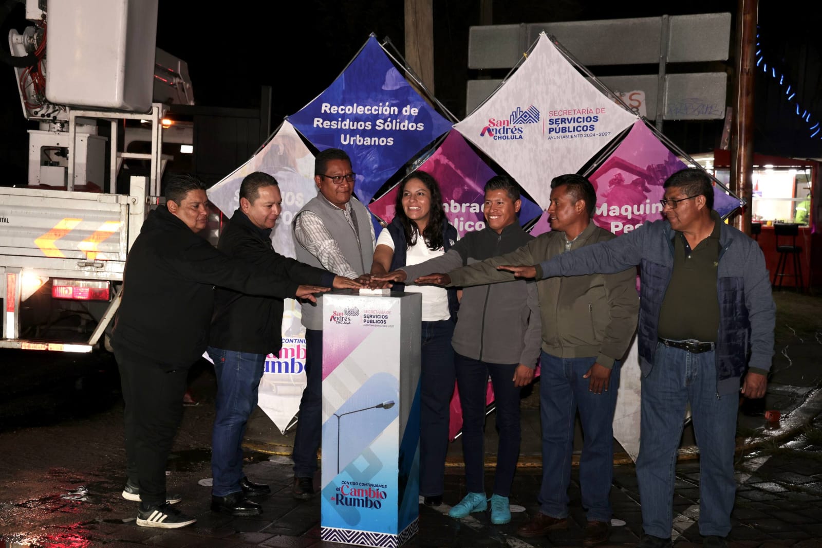 Encendido de nuevas luminarias